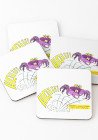 LittleGreyMan 2026 coasters - set of 4